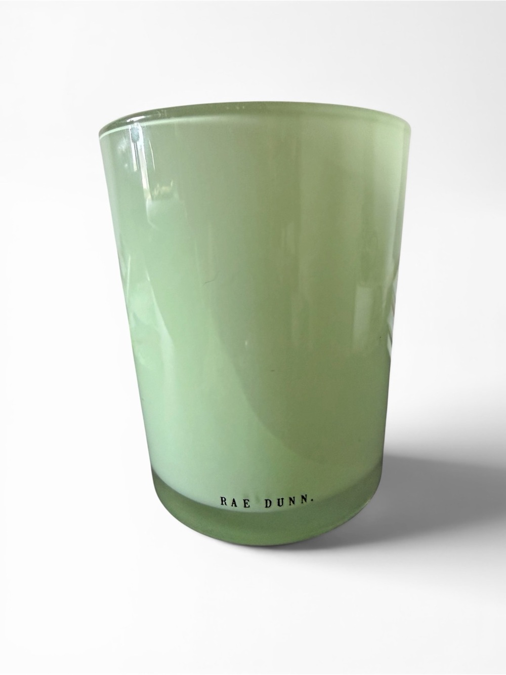 Rae Dunn by Magenta MAKEUP ADDICT Green Glass Makeup Brush Holder - Picture 2 of 5